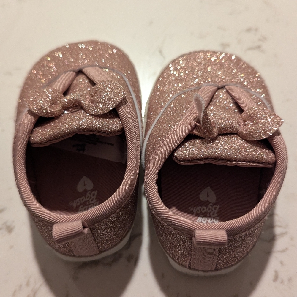 Baby B'Gosh Glittery Pink Shoes - 3M